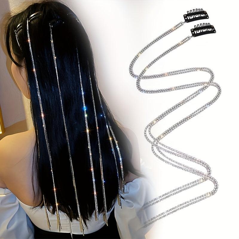 Rhinestone Tassel Princess Hair Accessories Headwear