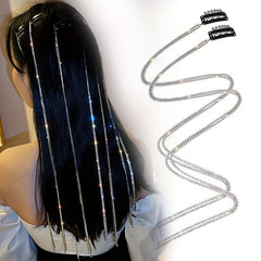 Rhinestone Tassel Princess Hair Accessories Headwear