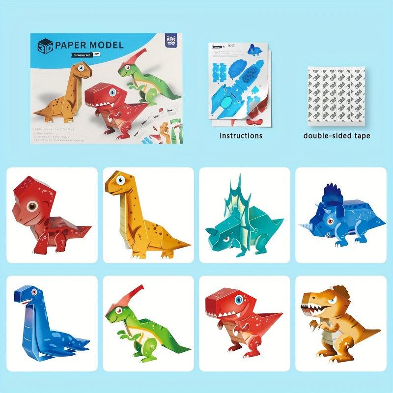 DIY Origami Toys For Children Puzzle 3D Models Kindergarten