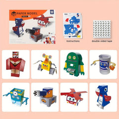 DIY Origami Toys For Children Puzzle 3D Models Kindergarten