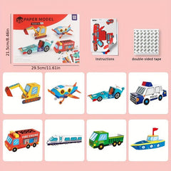 DIY Origami Toys For Children Puzzle 3D Models Kindergarten