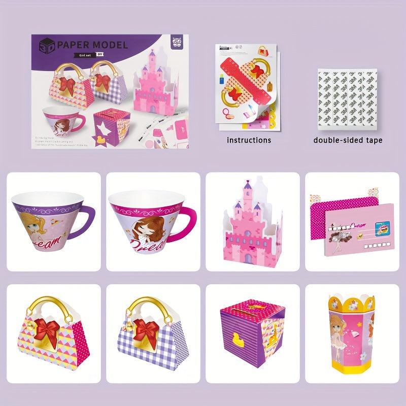 DIY Origami Toys For Children Puzzle 3D Models Kindergarten