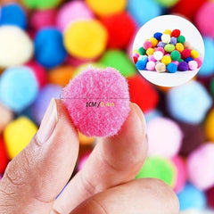 500pcs Assorted Pom Poms for DIY Crafts and Gift Wrapping