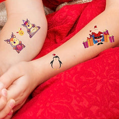 30 Sheets Christmas Theme Waterproof Temporary Tattoo Sticker