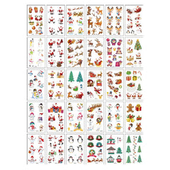 30 Sheets Christmas Theme Waterproof Temporary Tattoo Sticker