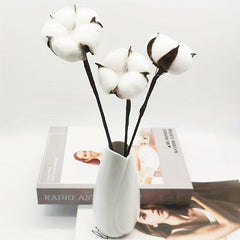 10pcs Dry Kapok Heads Flower Garland DIY Accessories