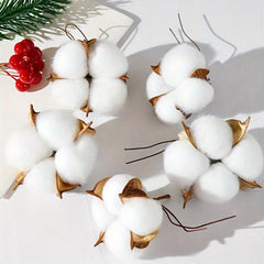 10pcs Dry Kapok Heads Flower Garland DIY Accessories