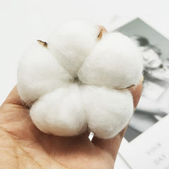 10pcs Dry Kapok Heads Flower Garland DIY Accessories