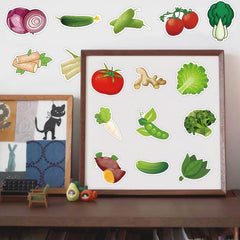 50pcs Fruit Delicious Waterproof Laptop Stickers Scrapbook Journal
