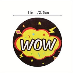 500pcs English Cartoon Fun Stickers, Waterproof for Water Cup Laptop Phone Case