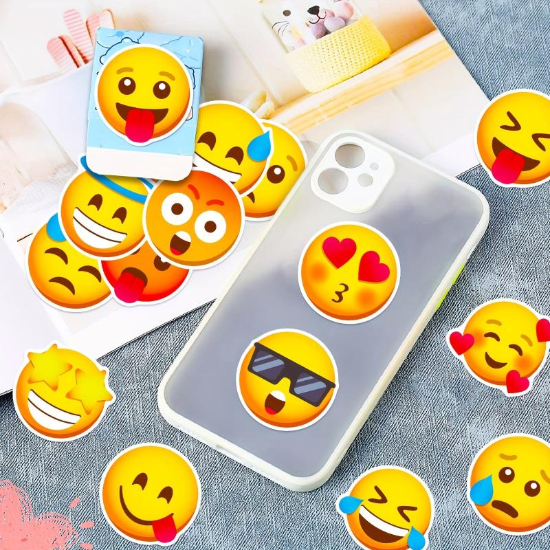 50pcs Yellow Series Funny Expression Package Stickers
