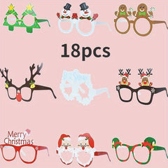 Festive Glasses Set for Christmas Birthdays Weddings Parties