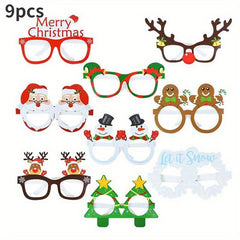 Festive Glasses Set for Christmas Birthdays Weddings Parties