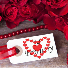 Red Heart Stickers Self Adhesive Heart Shaped Stickers, 1170pcs