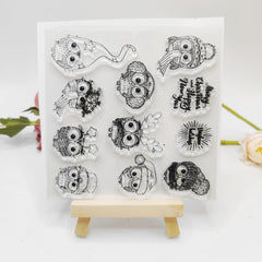 Christmas Owl Silicone Stamp Set