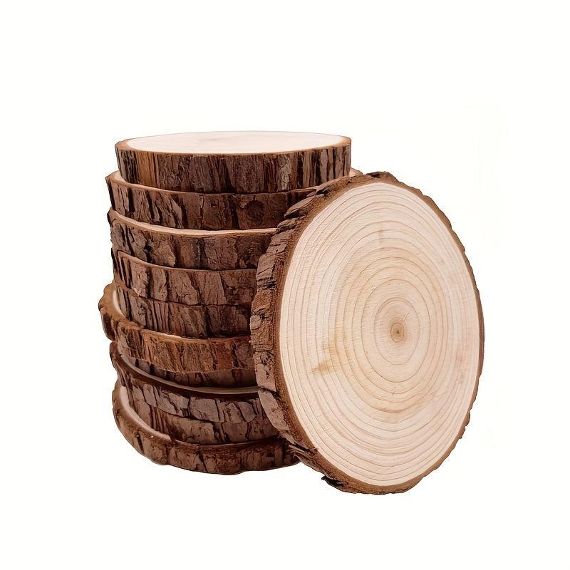 12pcs Natural Tree Bark Wood Chips Kit for DIY Crafts Rustic Wedding