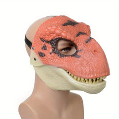 Men's Dinosaur Mask Latex Party Props Dress Up Mask