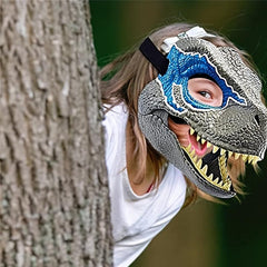Men's Dinosaur Mask Latex Party Props Dress Up Mask