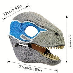 Men's Dinosaur Mask Latex Party Props Dress Up Mask