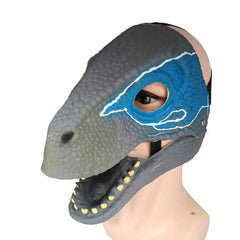 Men's Dinosaur Mask Latex Party Props Dress Up Mask
