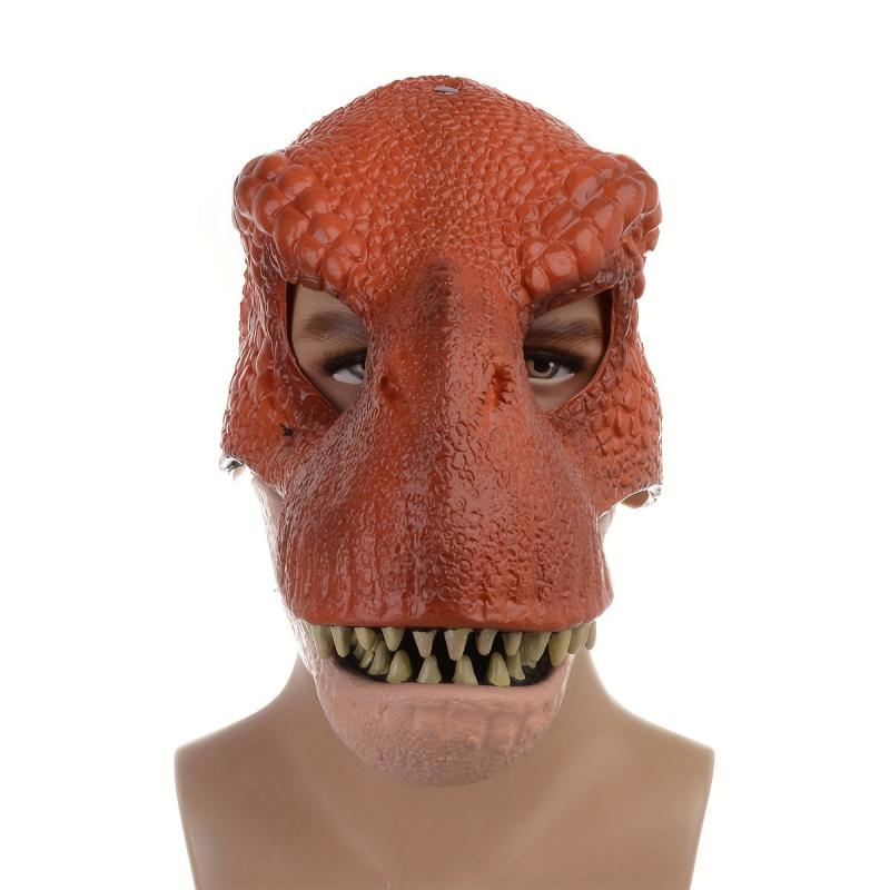 Men's Dinosaur Mask Latex Party Props Dress Up Mask