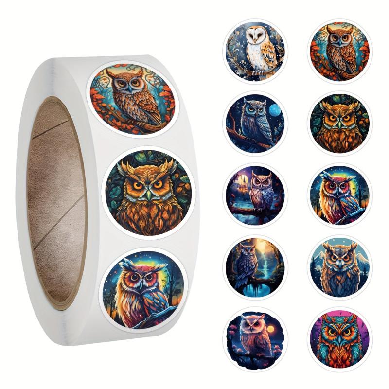 500pcs Owl Stickers Vinyl Stickers Water Bottles Laptop Car Bike Decor