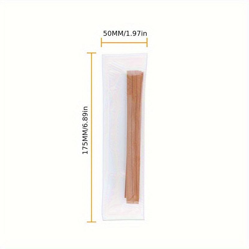 10pcs DIY Wooden Wax Core Aromatherapy Wax Wooden Wick