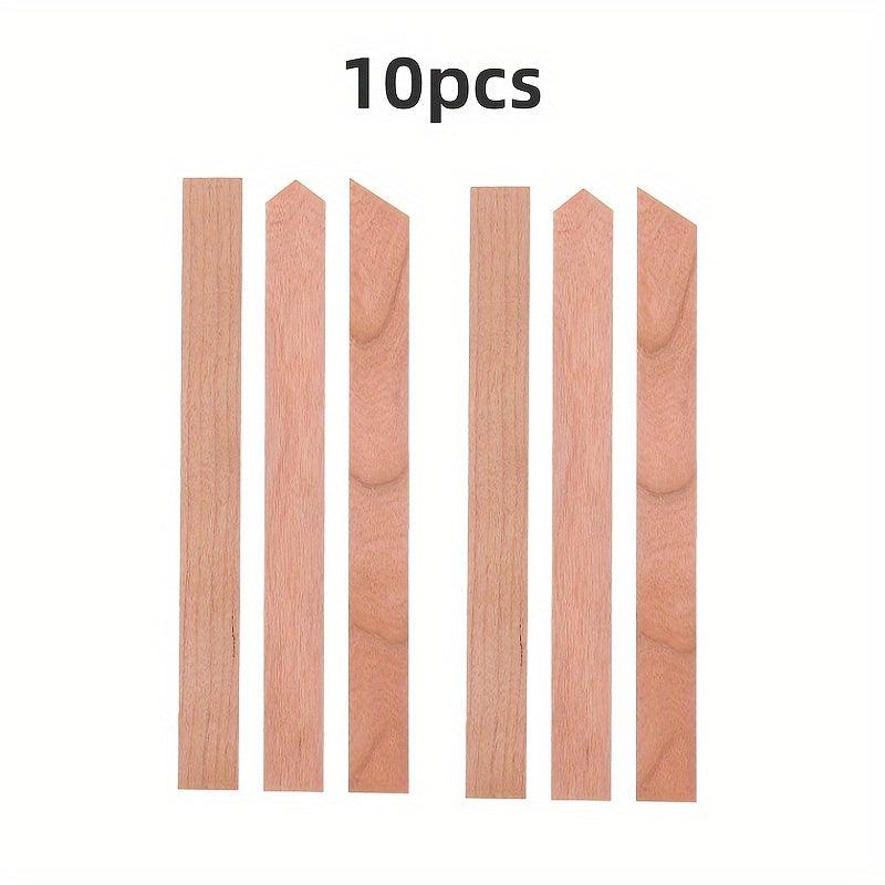 10pcs DIY Wooden Wax Core Aromatherapy Wax Wooden Wick