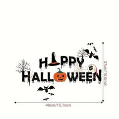 4pcs PVC Halloween Funny Window Sticker
