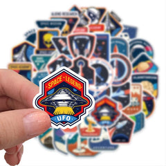 52 Cartoon Astronaut Space Graffiti Sticker Waterproof Sticker
