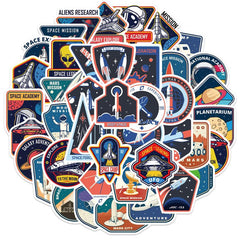 52 Cartoon Astronaut Space Graffiti Sticker Waterproof Sticker