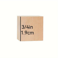 100pcs Wooden Blocks 3 4 Inch Small Wood Cubes for Crafts DIY Home Decor