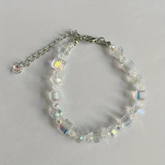 Colorful Square Sugar Crystal Bracelet for Women