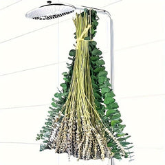 70pc Fresh Eucalyptus & Lavender Bouquet - Natural Real Leaves Decor
