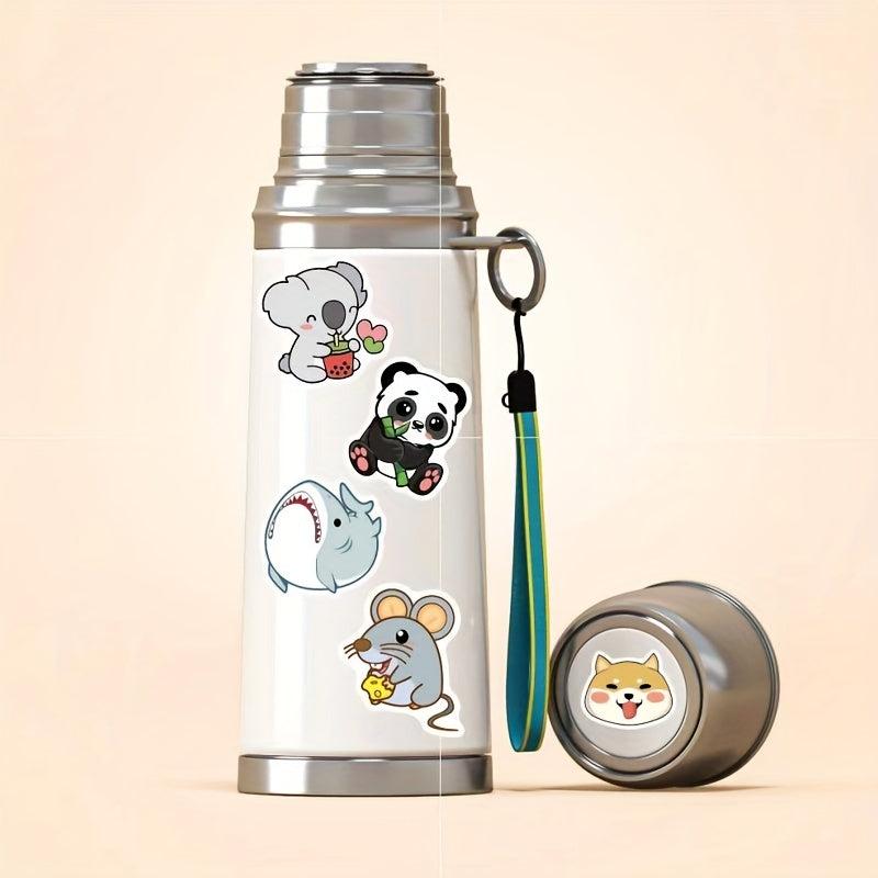 100pcs Cartoon Animal Graffiti Stickers For Luggage Notebook Skateboard