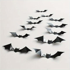 3D Bat Halloween Wall Decoration Terrifying Props 7 Sizes