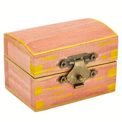 Small Wooden Box With Hinged Lid Paintable Treasure Box