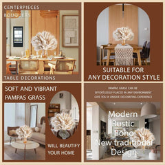 Dried Pampas Grass DIY Home Decor Supply Wedding Floral Arrangements