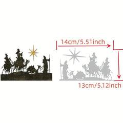 1pc Christmas Metal Cutting Dies Set DIY Scrapbooking Card Album Crafts Stencil