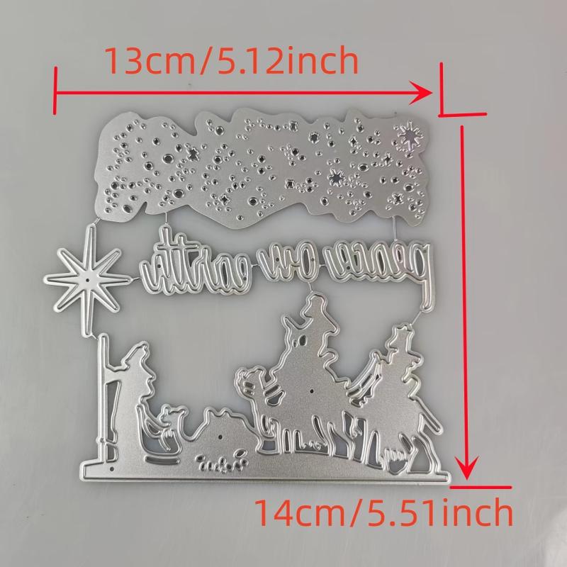 1pc Christmas Metal Cutting Dies Set DIY Scrapbooking Card Album Crafts Stencil