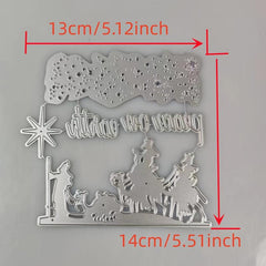 1pc Christmas Metal Cutting Dies Set DIY Scrapbooking Card Album Crafts Stencil