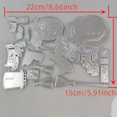 1pc Christmas Metal Cutting Dies Set DIY Scrapbooking Card Album Crafts Stencil