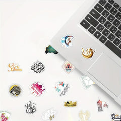 50pcs Ramadan Stickers Eid Party Decorations Supplies