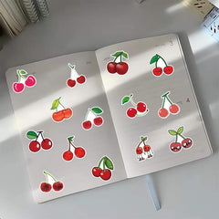 50pcs Cherry Stickers Waterproof Decals For Water Bottles Laptop