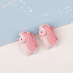6pcs Resin Animal Tummy DIY Cream Glue Phone Case Patch Sticker