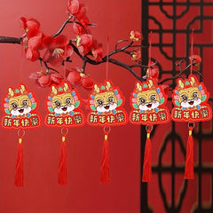 5pcs Double-sided Potted Pendant Decoration