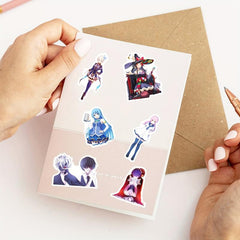 50Pcs Anime Vinyl Stickers Waterproof Laptop Bumper Skateboard Decals