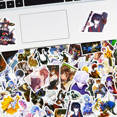 50Pcs Anime Vinyl Stickers Waterproof Laptop Bumper Skateboard Decals