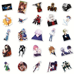 50Pcs Anime Vinyl Stickers Waterproof Laptop Bumper Skateboard Decals