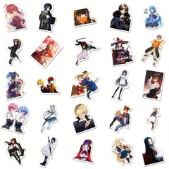50Pcs Anime Vinyl Stickers Waterproof Laptop Bumper Skateboard Decals